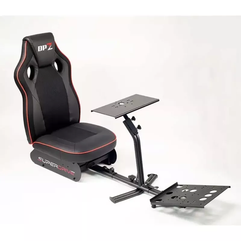 Racing cockpit Subsonic SA5681 Black Red Faux leather Mesh Metal