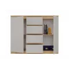 CHEST OF DRAWERS WITH 2 DOORS AND 4 DRAWERS, ARTISAN OAK/CASHMERE COLOUR