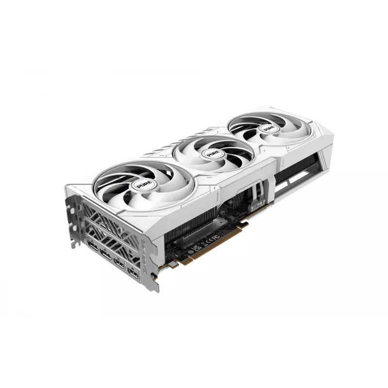 Graphics Card Sapphire Radeon RX 9070 XT — 16 GB GDDR6, PCIe 5.0, 256-bit, 320 mm, 3-slot, White