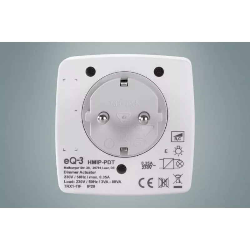 Dimmer & switch eQ-3 AG HmIP-PDT External White