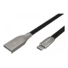 NATEC Cable USB-C/A 2.0 1m prati 1m black metal