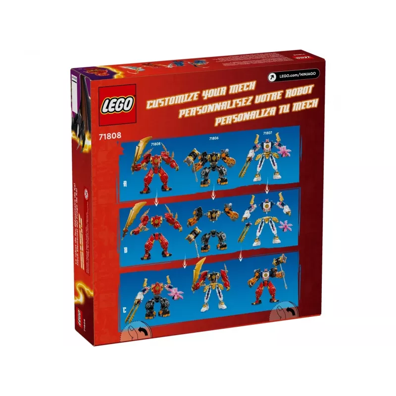 LEGO NINJAGO set 71808 — 322 pieces, 4 minifigures, height 160 mm, age 7+