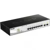 D-Link DGS-1210-10P Managed L2 Gigabit Ethernet (10/100/1000) Power over Ethernet (PoE) 1U Black