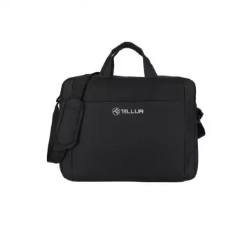 Laptop bag Tellur TLL611312 for 15.6-inch laptops, Cozy Black, padded compartment, zippered pockets
