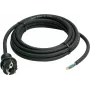 AS Schwabe power connection cable [ Grounded Plug-Plug - Cable, open end] Black 3.00 m 60376 (60376)