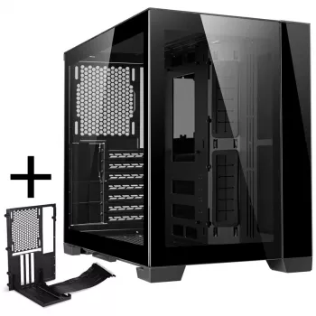 Lian Li O11 Dynamic Mini + Mini Riser Card - PCIe 4.0, black