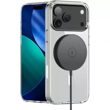 Nevox StyleShell SHOCKFlex - iPhone 17 Pro Max kompatibel zu MagSafe transparent