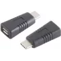 Cable Gender Changer ShiverPeaks BS13-20014 USB 3.1 Type-C Micro-USB 2.0 Type-B Black