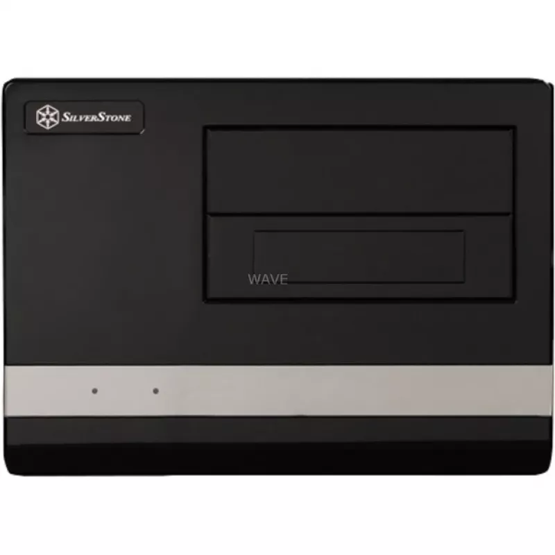 PC Case SILVERSTONE SG02-F Small Form Factor SFF Micro ATX, 2x3.5 inch bays, USB 3.0, Black
