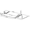 Maclean Under-Desk Keyboard Holder, Adjustable, 5kg max, 67x24cm, MC-462