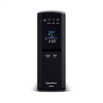 CyberPower CP1600EIPFCLCD uninterruptible power supply (UPS) Line-Interactive 1.6 kVA 1000 W 6 AC outlet(s)