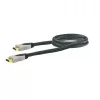 HDMI cable SCHWAIGER HDM0150G 063 — 1.5 m, HDMI Type A male–male, gold contacts, black/grey