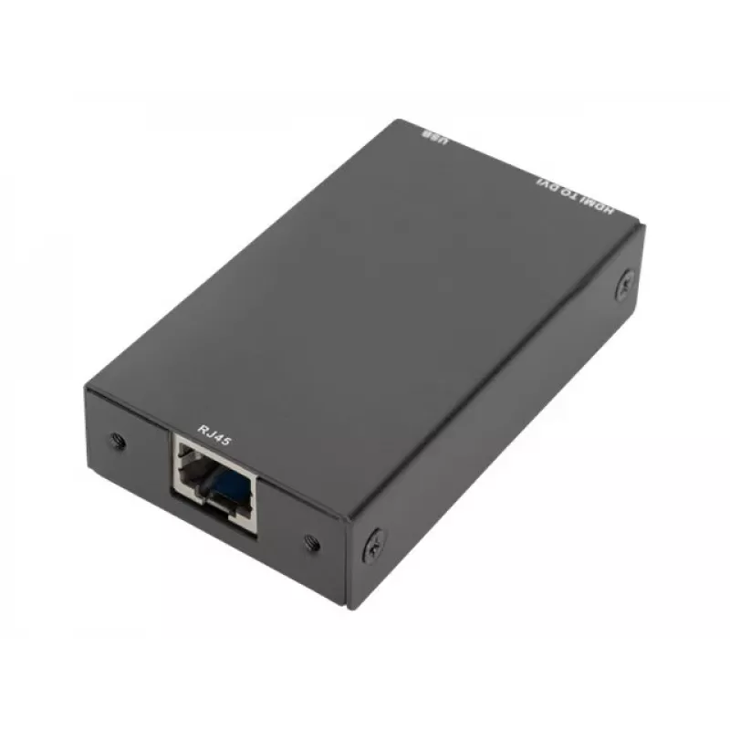 Digitus DVI Dongle for Modular KVM Consoles RJ45 to DVI Black 1080p