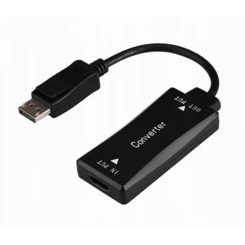 Video cable adapter GEMBIRD A-HDMIF30-DPM-01 HDMI Type A to DisplayPort 0.15 m Black