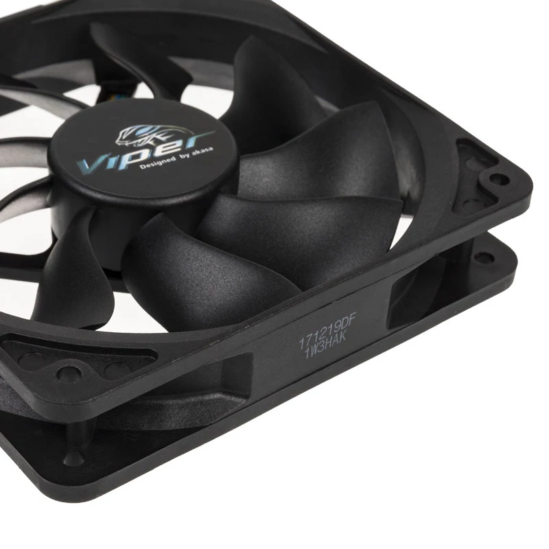 AKASA Viper 120mm Case Fan - Black