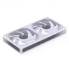 JONSBO ZB-240W 2x120mm ARGB PWM Case Fans - White