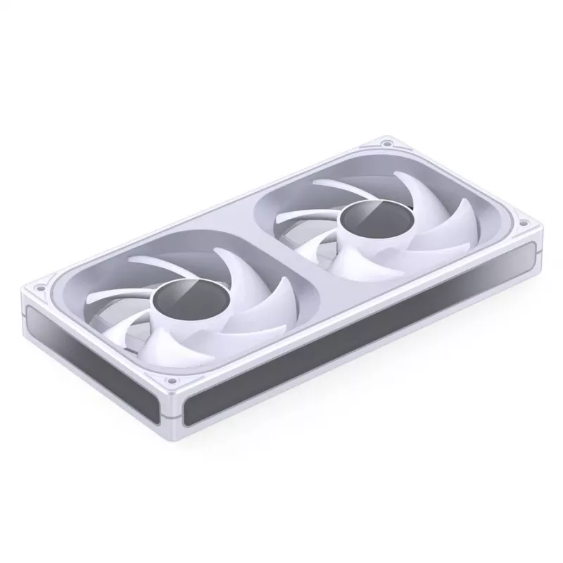 JONSBO ZB-240W 2x120mm ARGB PWM Case Fans - White