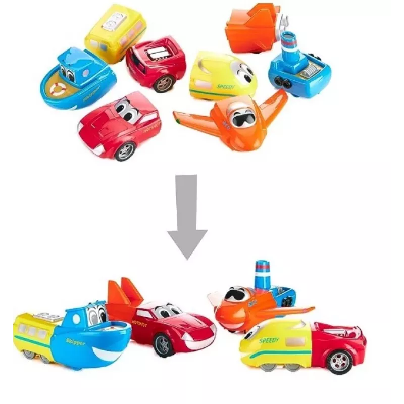 Vehicle set Popular Playthings Mix or Match Junior 1 Multicolour