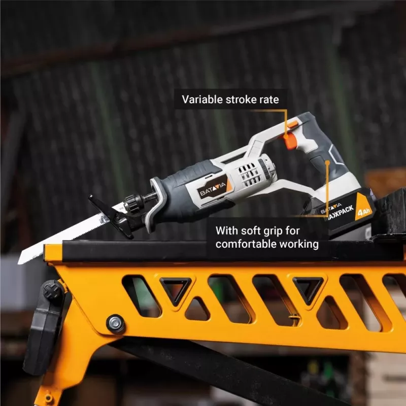 Batavia B.V. | 18V Cordless Reciprocating Saw - Without Battery and Charger