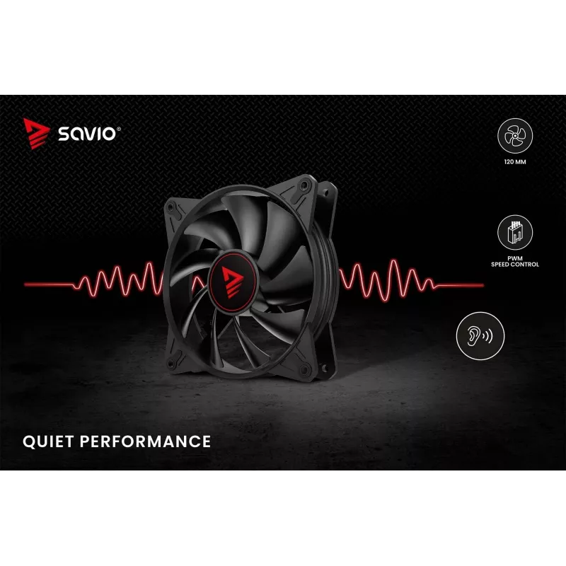 SAVIO SAVGBLADE 120mm PWM Case Fan