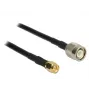 Coaxial Cable DeLOCK 89498 TNC SMA CFD200 10m Black