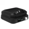 Waffle maker Adler AD 3087 — electric Belgian waffle iron, 2200 W, 2 rectangular plates 9×17 cm, black