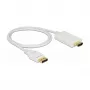 Video Cable Adapter DeLOCK 83817 1m DisplayPort HDMI White