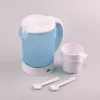 Electric kettle Maestro MR010 0.6 L 600 W — Blue/White, water level indicator, anti-calc filter