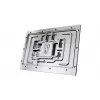 Backplate Alphacool 10269 Acrylic Aluminium Chrome Copper Nylon Black 155.5x235.9x34mm