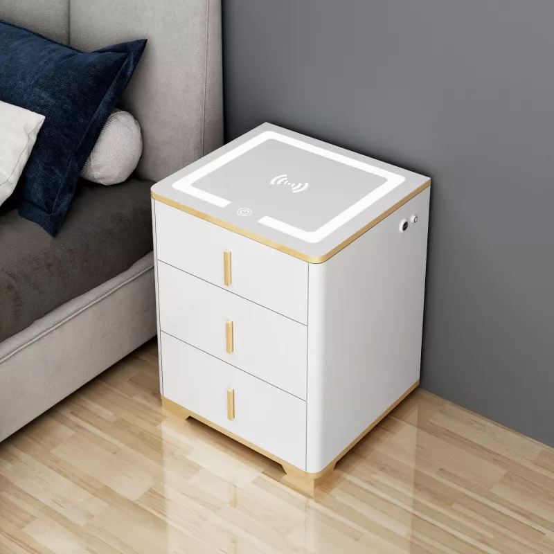 Extralink Lock Star Electronic Bedside Safe with Wireless Charging