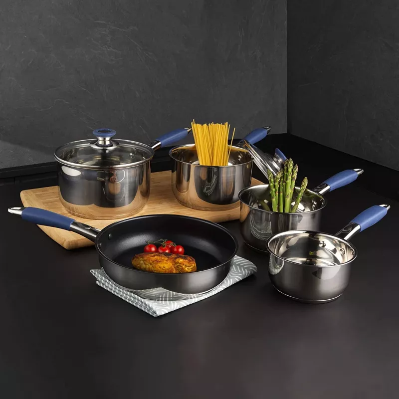 Cookware set Russell Hobbs RH01179EU, 5 pieces, blue