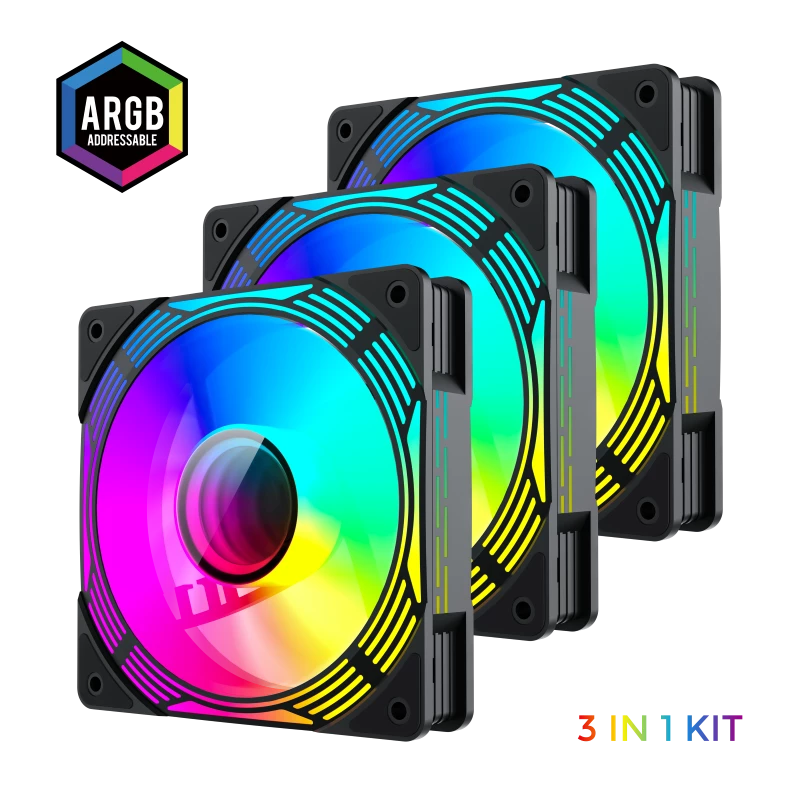 Gamemax | Case fan | KF300 BK | Black