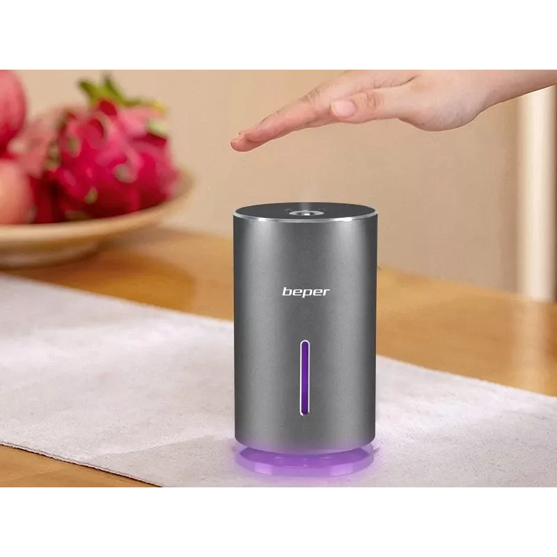 Beper P201UTP010 Automatic Hand Sanitizer Spray Atomizer, Infrared Sensor, 135 ml, Rechargeable