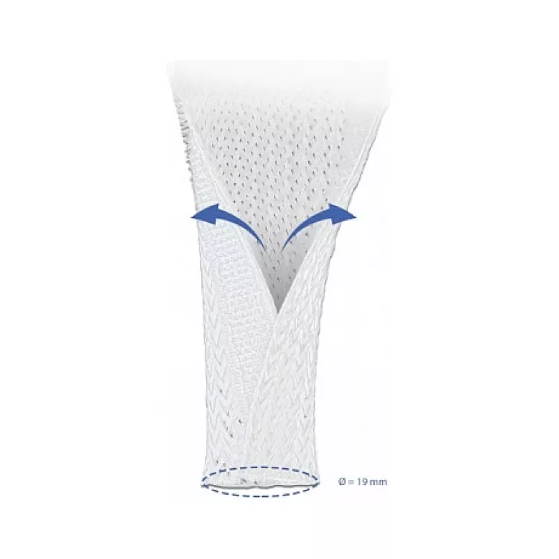 Braided Sleeving DeLOCK 20819 10 m x 19 mm white