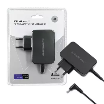 Power Adapter Qoltec 51032 45W Indoor Black for Laptop