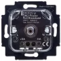 Built-in rotary dimmer Busch-Jaeger 2117/11 U, 230 V AC, 50–60 Hz, black