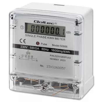 Single-Phase Electronic Energy Consumption Meter 230V LDC
