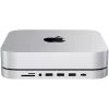 Satechi USB Type-C Aluminum Stand and Hub for Apple Mac mini (Silver)