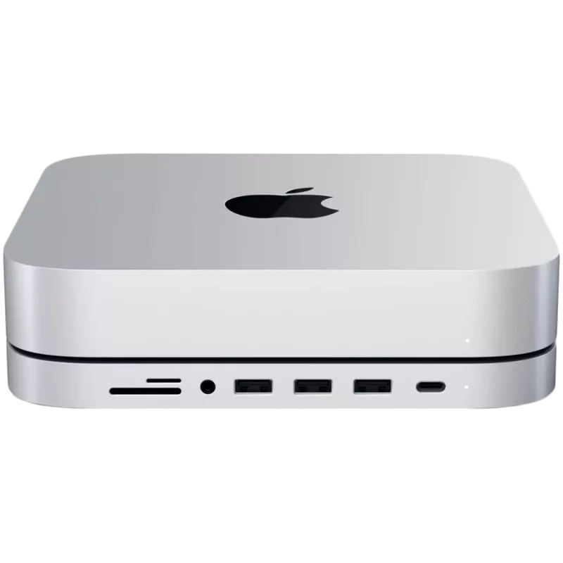 Satechi USB Type-C Aluminum Stand and Hub for Apple Mac mini (Silver)
