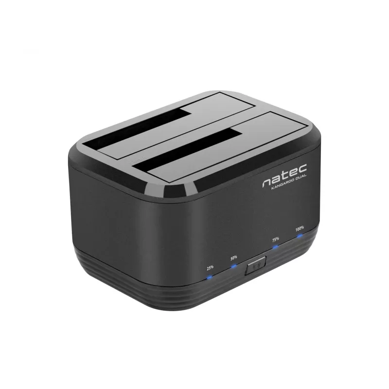 HDD docking station 2,5/3,5 USB 3.0 Natec Kangaroo Dual, cloning function, power adapter