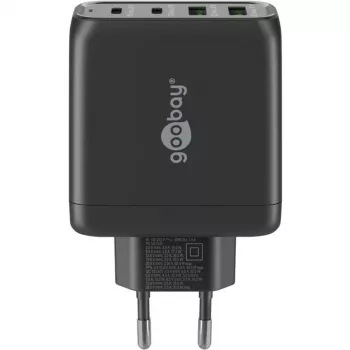 Goobay 64817 Charger for Mobile Devices Headphones - Smartphone - Tablet Black AC Fast Charging Indoor (64817)