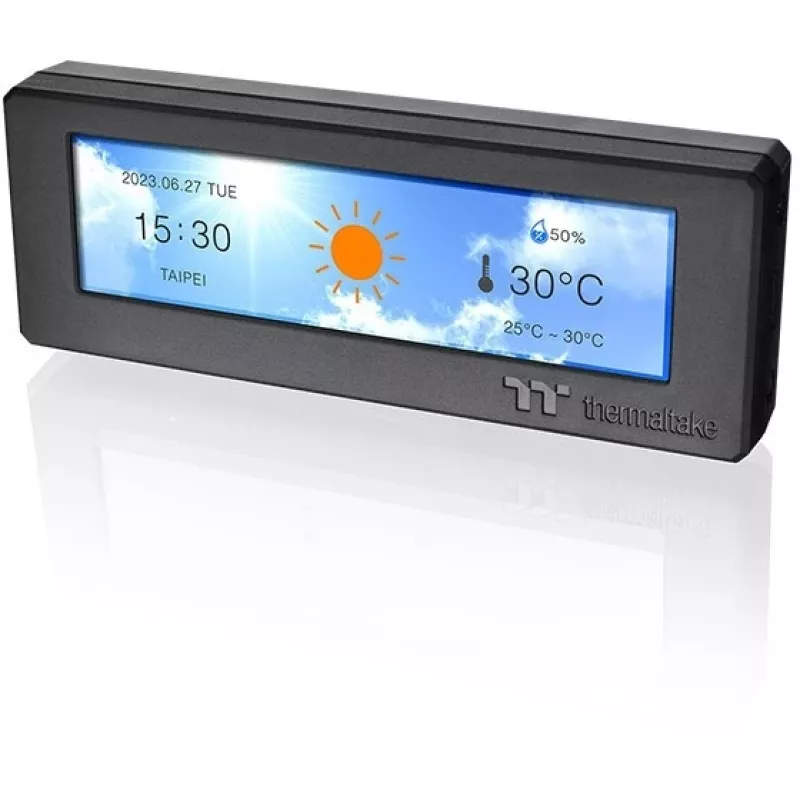 Thermaltake 3.9 inch LCD Screen Kit Black for Tower 300 serie and Ceres 330 Hydrangea Blue