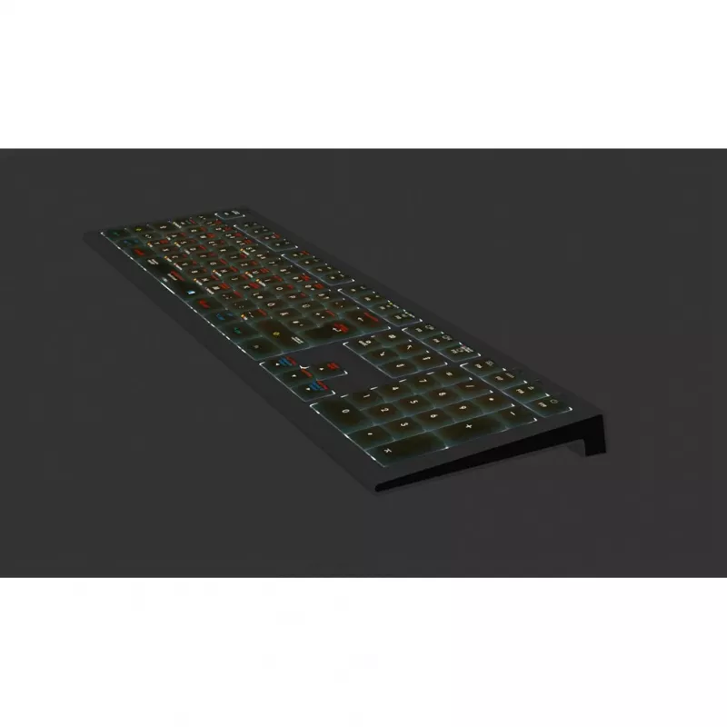 Logickeyboard LKB-OSX-A2M-DE Keyboard USB QWERTZ German Black (LKB-OSX-A2M-DE)