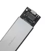Aluminum enclosure QOLTEC 51833 for M.2 SSD, SATA to USB 3.0, supports up to 2TB