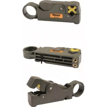 Cable stripping tool Televes FCS10 2145 — coax/telecom cable stripper