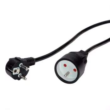 Power cable Black VALUE 19.99.1171 5 m CEE7/7