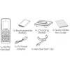 IP Phone Grandstream DP725 wireless handset, grey, 1.8 inch TFT display, 20 lines, Li-Ion 1500 mAh