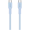 CANYON cable OnWire 60CL C-C 60W COLOR Braided 1m Light Blue