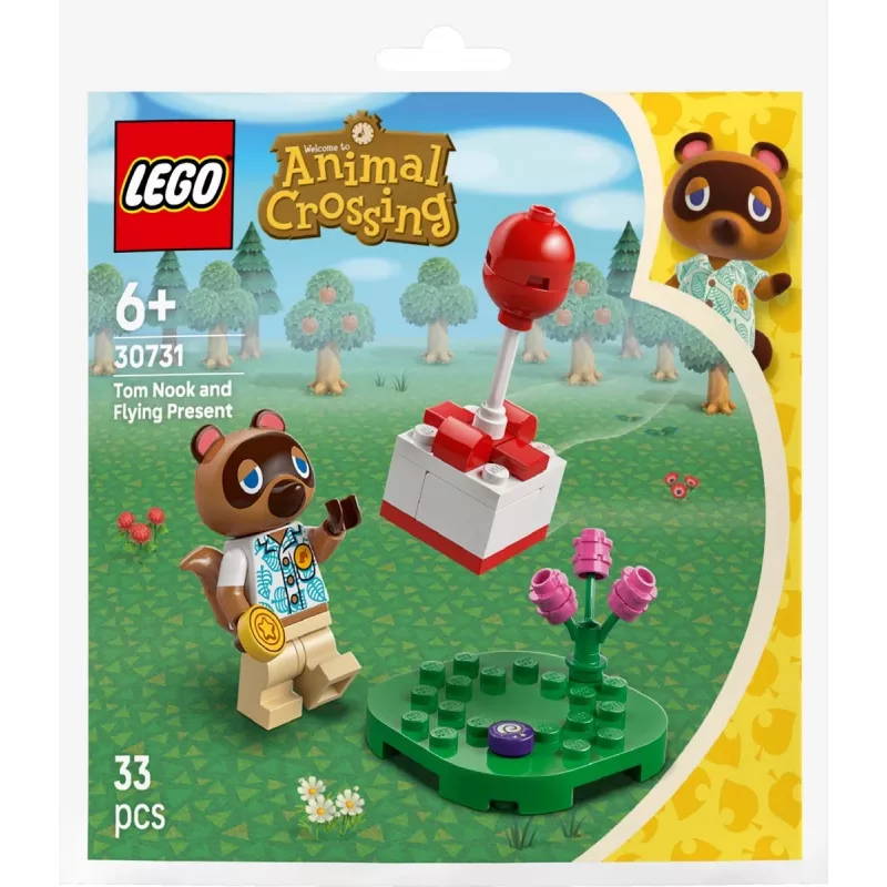 30731 Animal Crossing Tom Nook and Ballon-Geschenk, Construction Toy Polybag