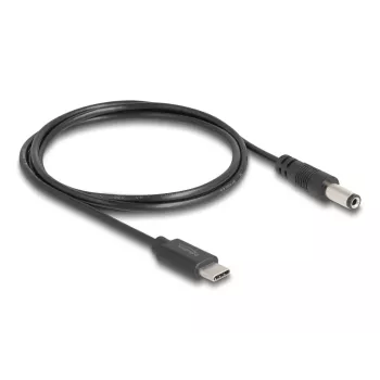 DeLOCK USB Type-C Power Cable 1m 5.5 x 2.1 mm male 5V 1.5A